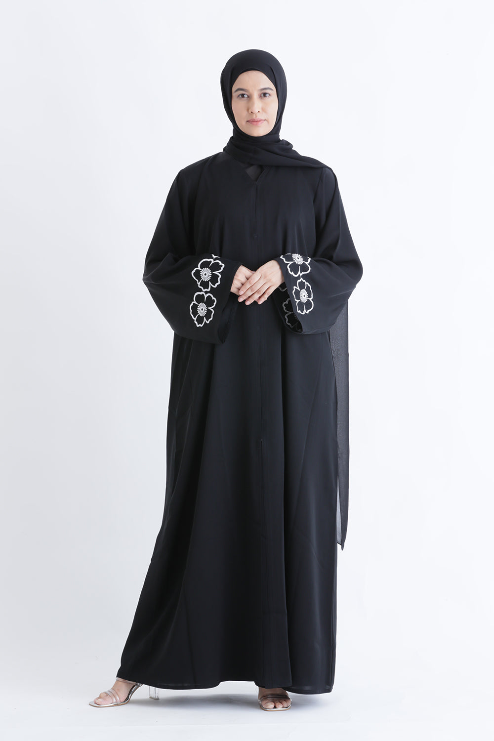 Classic Charm Buttoned Abaya