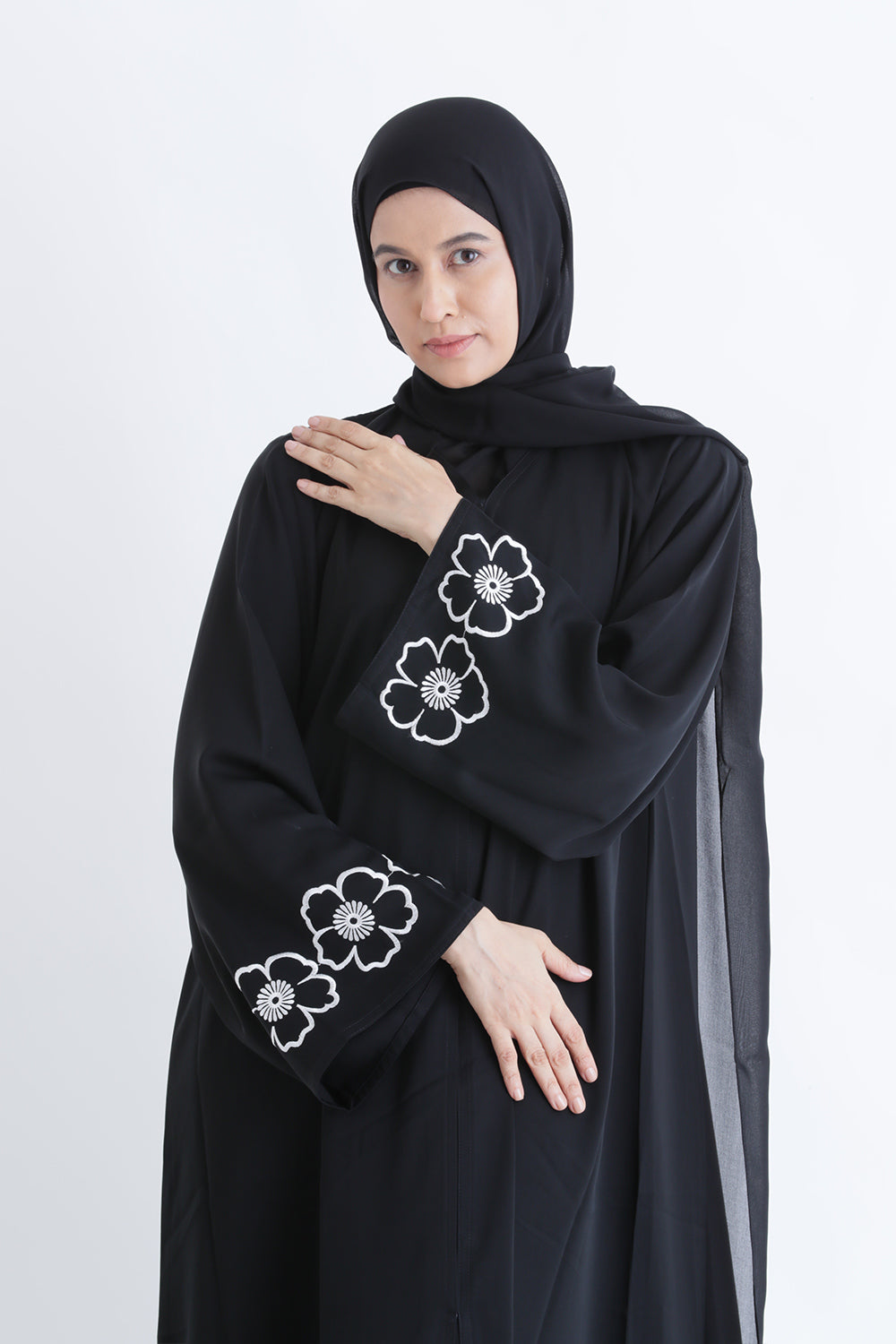 Classic Charm Buttoned Abaya