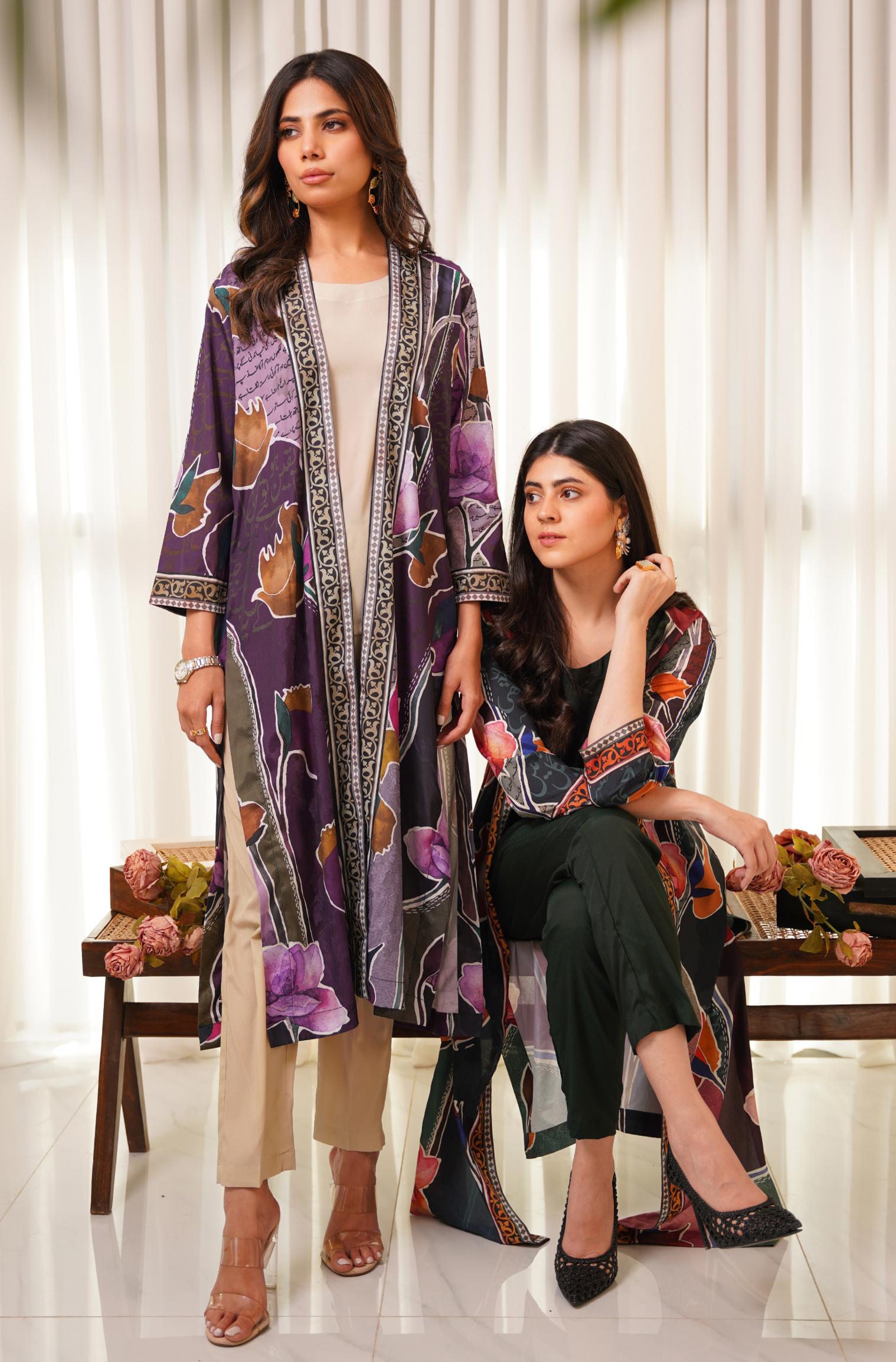 Dhanak Shrug - Shades Of Purple