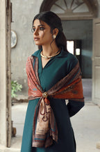 Dasht (Desert) - Rust Scarf