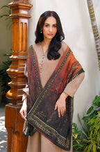 Diyar-e-Ishq (Land of Love) Stole - Rust