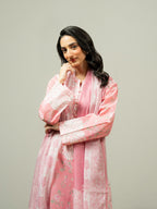 3 Piece Lawn Suit-Paste Print (Pret)