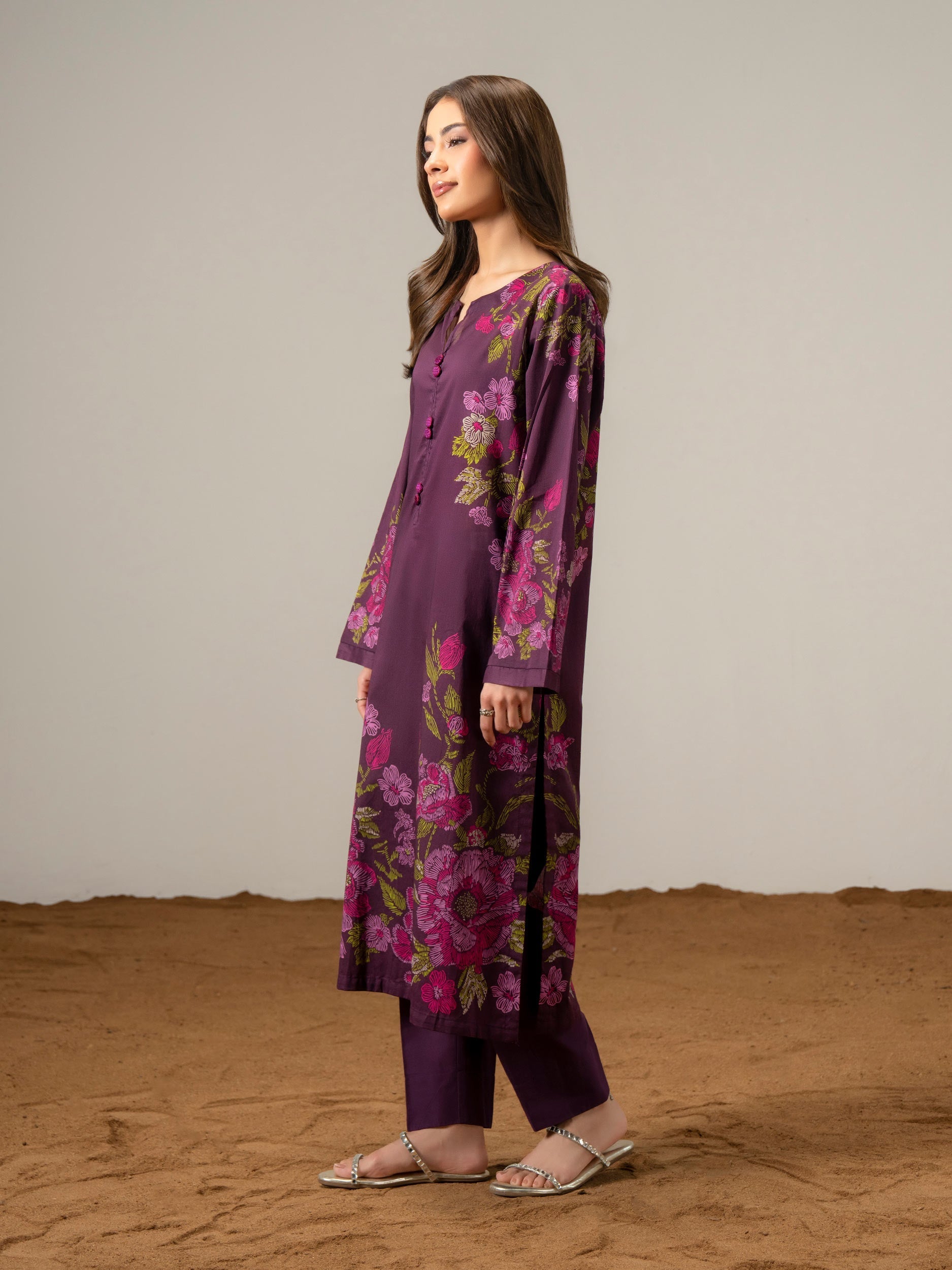 2 Piece Lawn Suit-Printed (Pret)