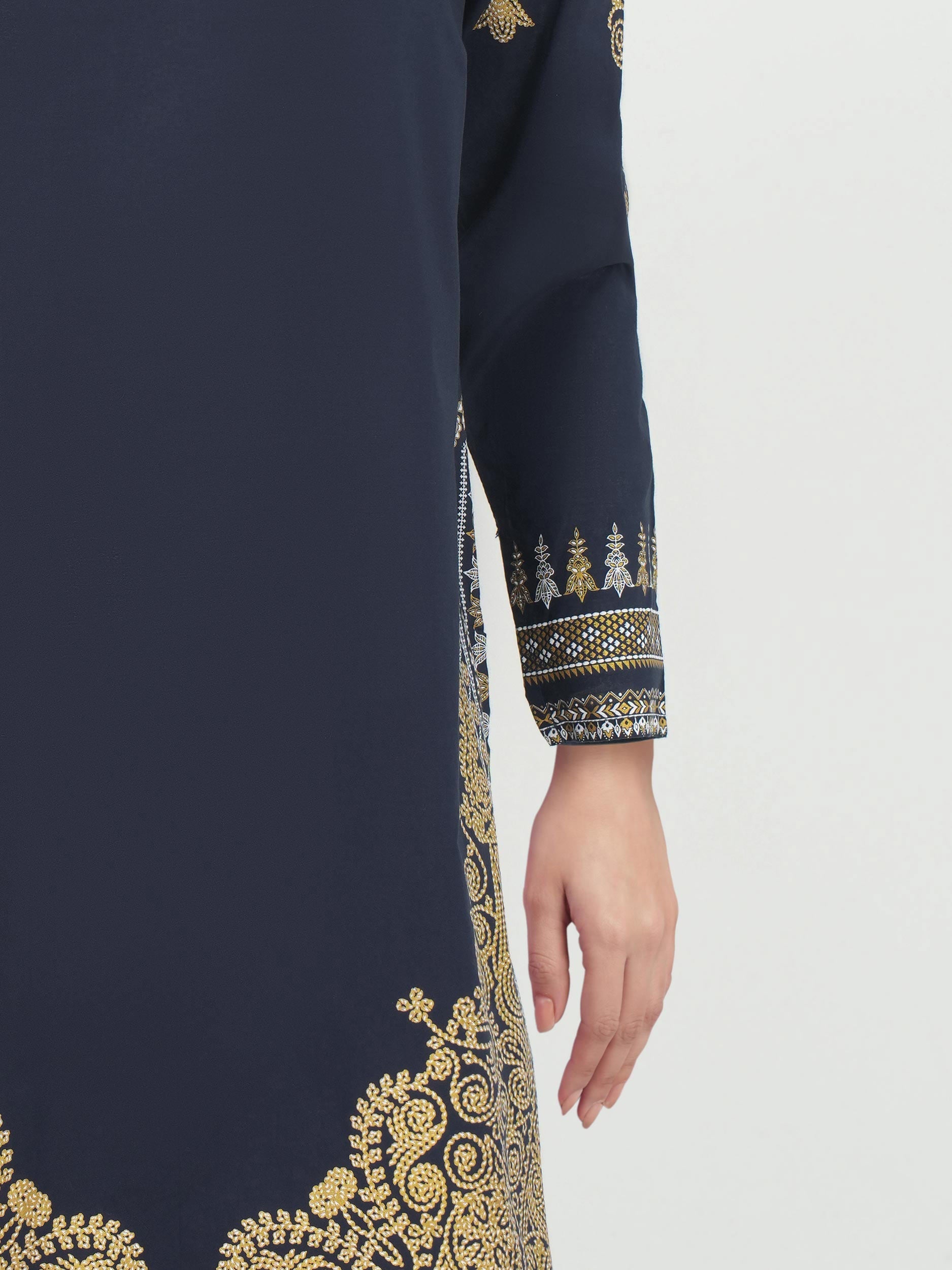 3 Piece Cambric Suit (Pret)