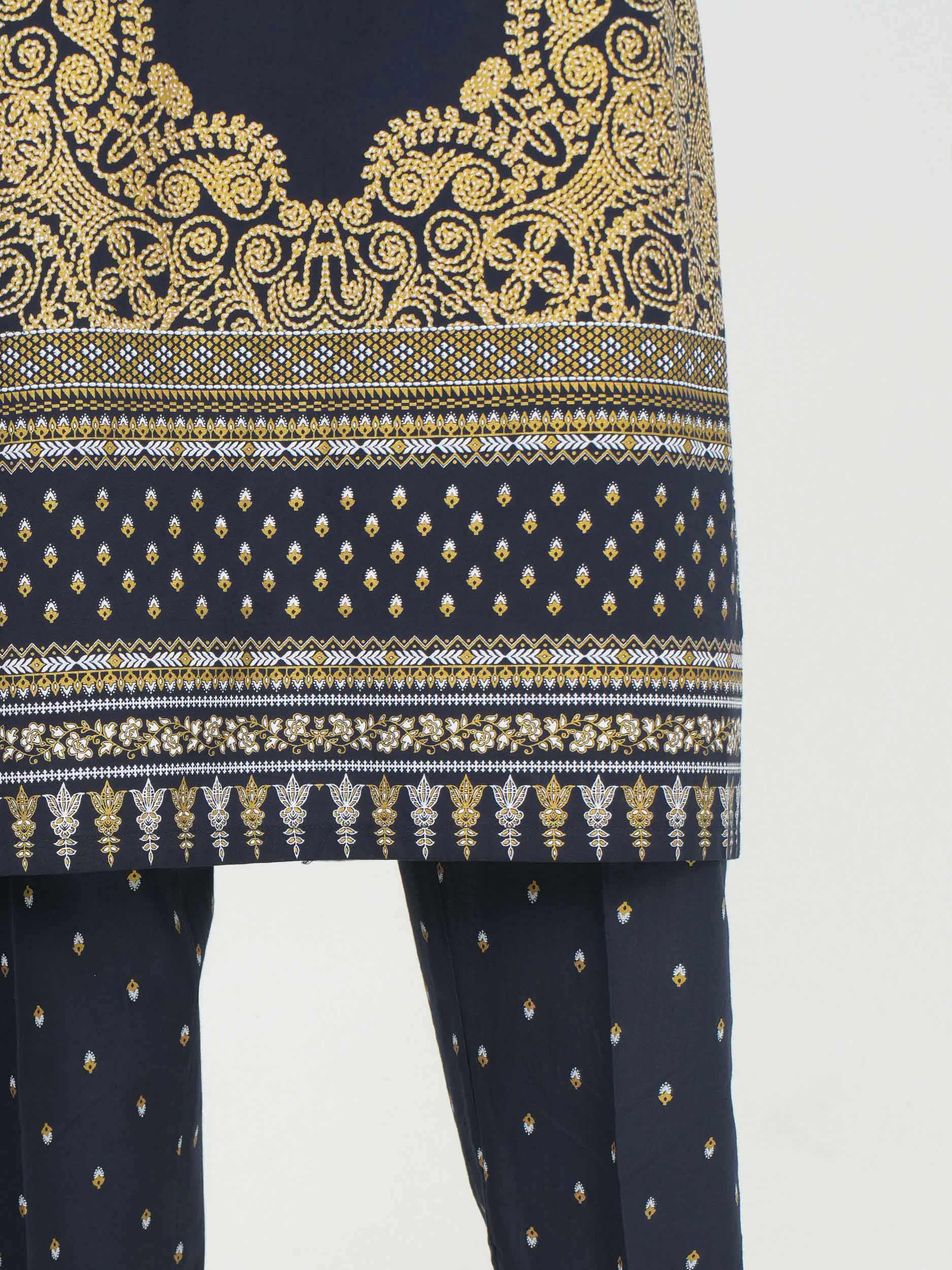 3 Piece Cambric Suit (Pret)