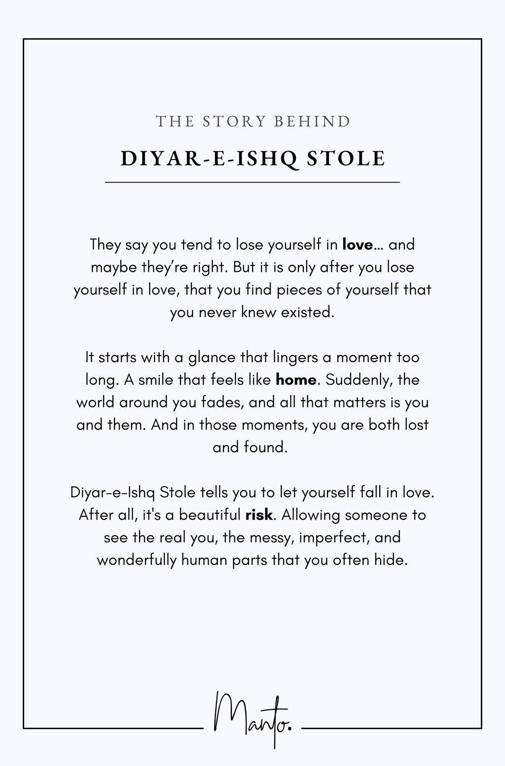 Diyar-e-Ishq (Land of Love) Stole - Rust