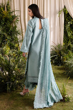 UAE-3 Piece Embroidered Lawn Suit with Embroidered Chiffon Dupatta PM-62006