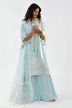 UAE-3 Piece Sequins Embroidered Lawn Suit with Chiffon Dupatta PM-62024
