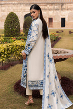 UAE-3 Piece Embroidered Lawn Suit with Embroidered Borders CL-52450