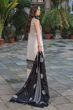 UAE-3 Piece Embroidered Lawn Suit with Embroidered Denting Dupatta DN-52046