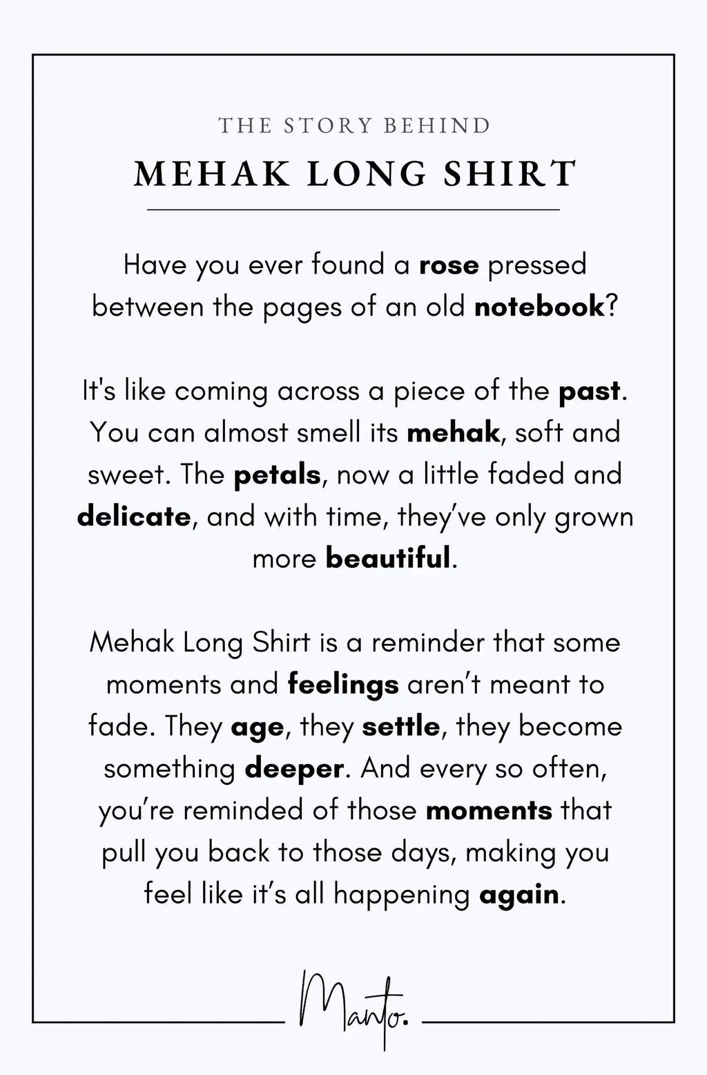 Mehak (Floral Scent) Long Shirt