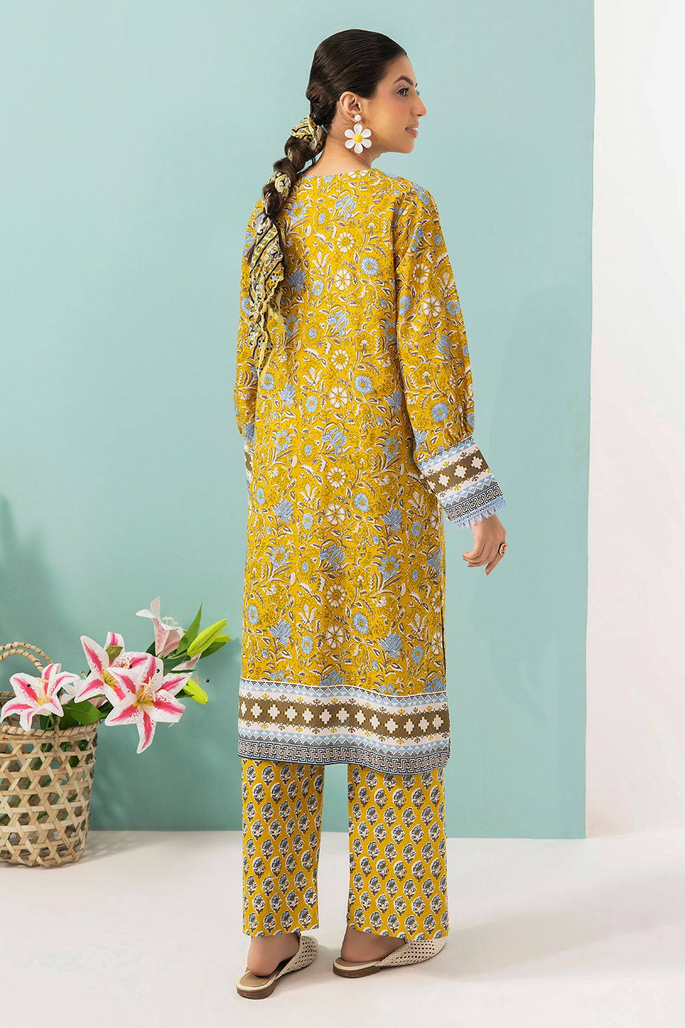 UAE-2 Piece Printed Lawn Suit TL-62015