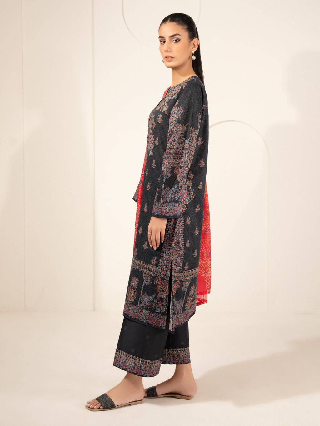 3 Piece Lawn Suit-Printed (Unstitched)