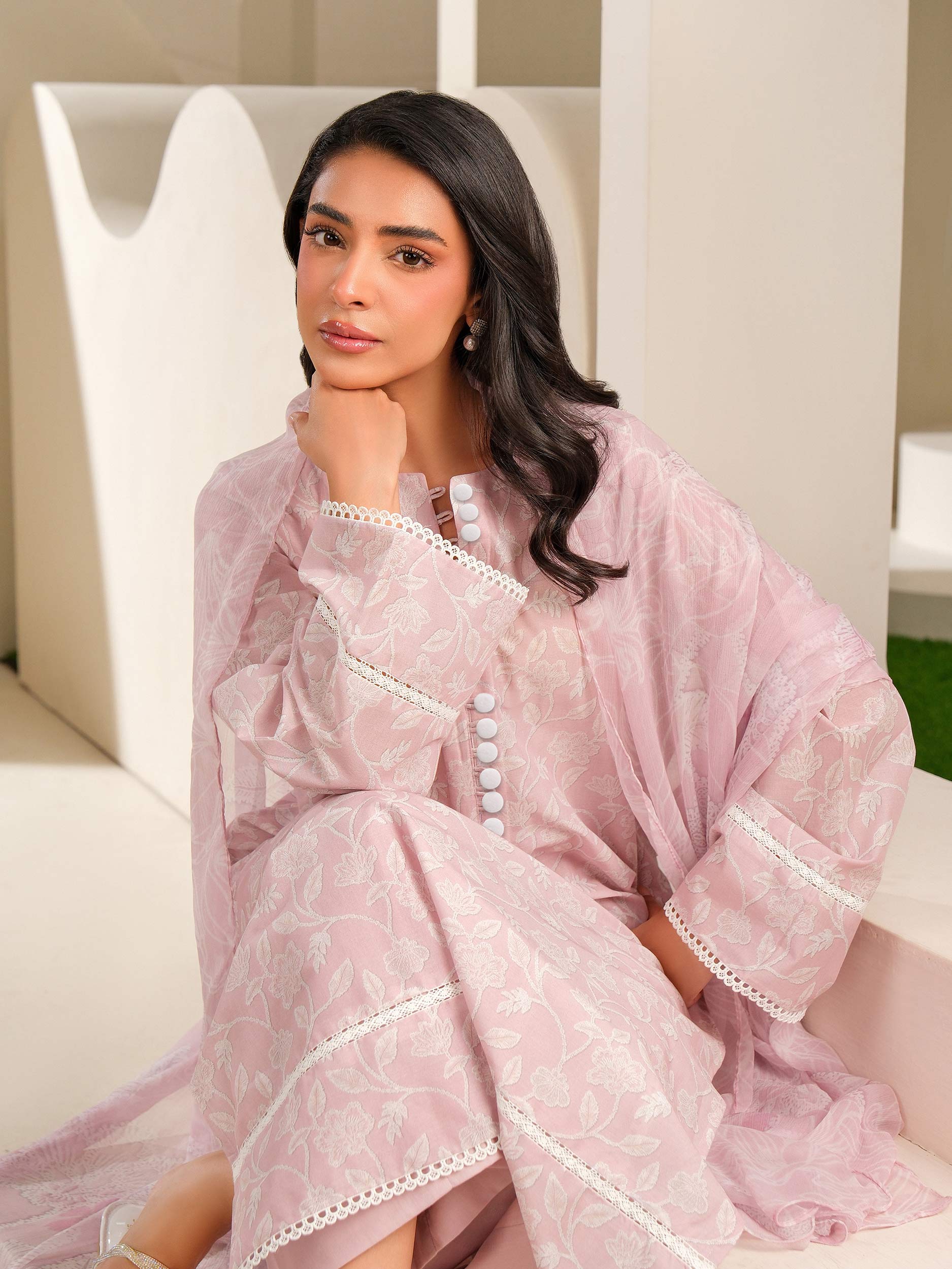 3 Piece Lawn Suit-Printed (Unstitched)