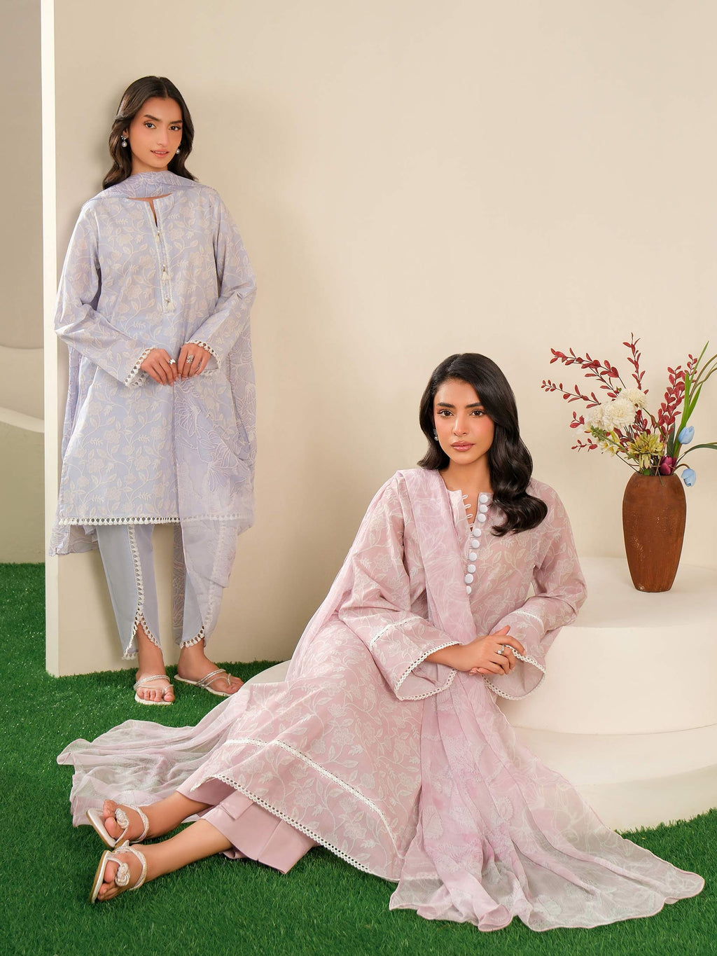 3 Piece Lawn Suit-Printed (Unstitched)