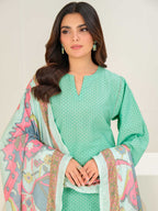 3 Piece Lawn Suit-Paste Print (Unstitched)