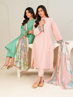 3 Piece Lawn Suit-Paste Print (Unstitched)
